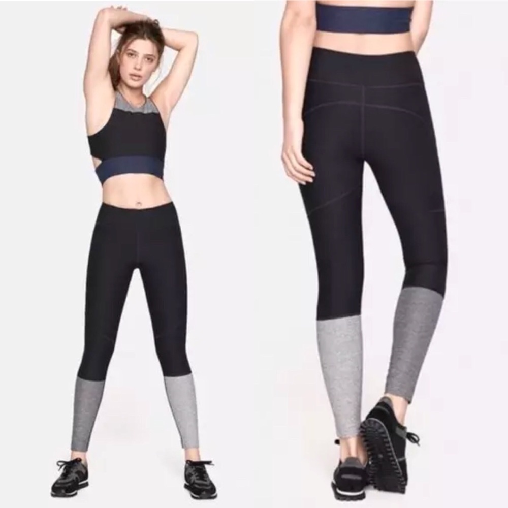 Outdoor Voices Dipped Warmup Legging Color Block